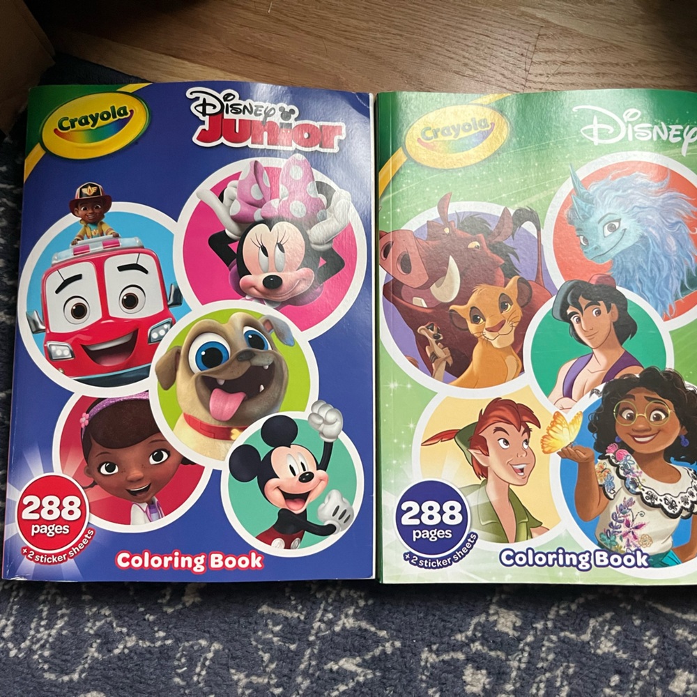 Crayola Disney Junior Coloring Books